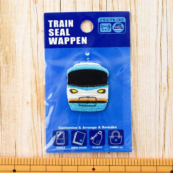 2Way接着ワッペン 168TRAIN SEAL WAPPEN 径オーシャンアロー