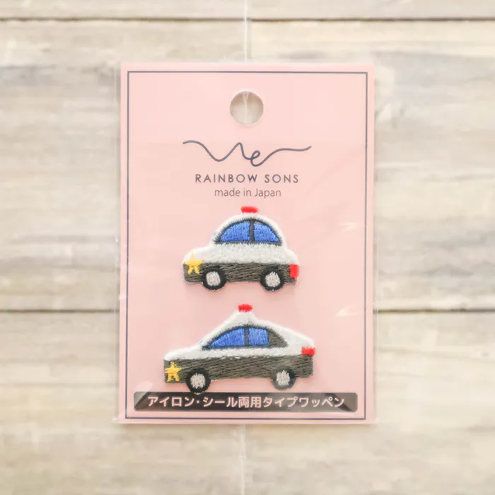 2wayワッペン RAINBOW SOUNS パトカー