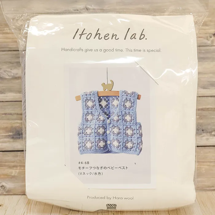 Itohen lab. モチーフつなぎのベビーベスト