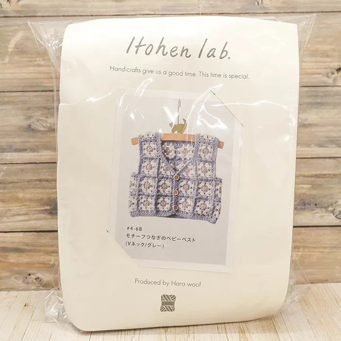 Itohen lab. モチーフつなぎのベビーベスト