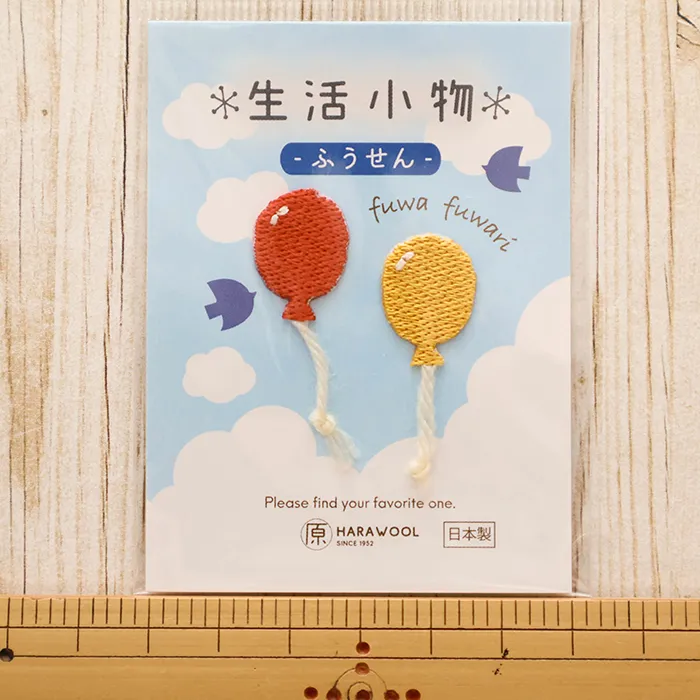 刺しゅうワッペン 生活小物 ふうせん