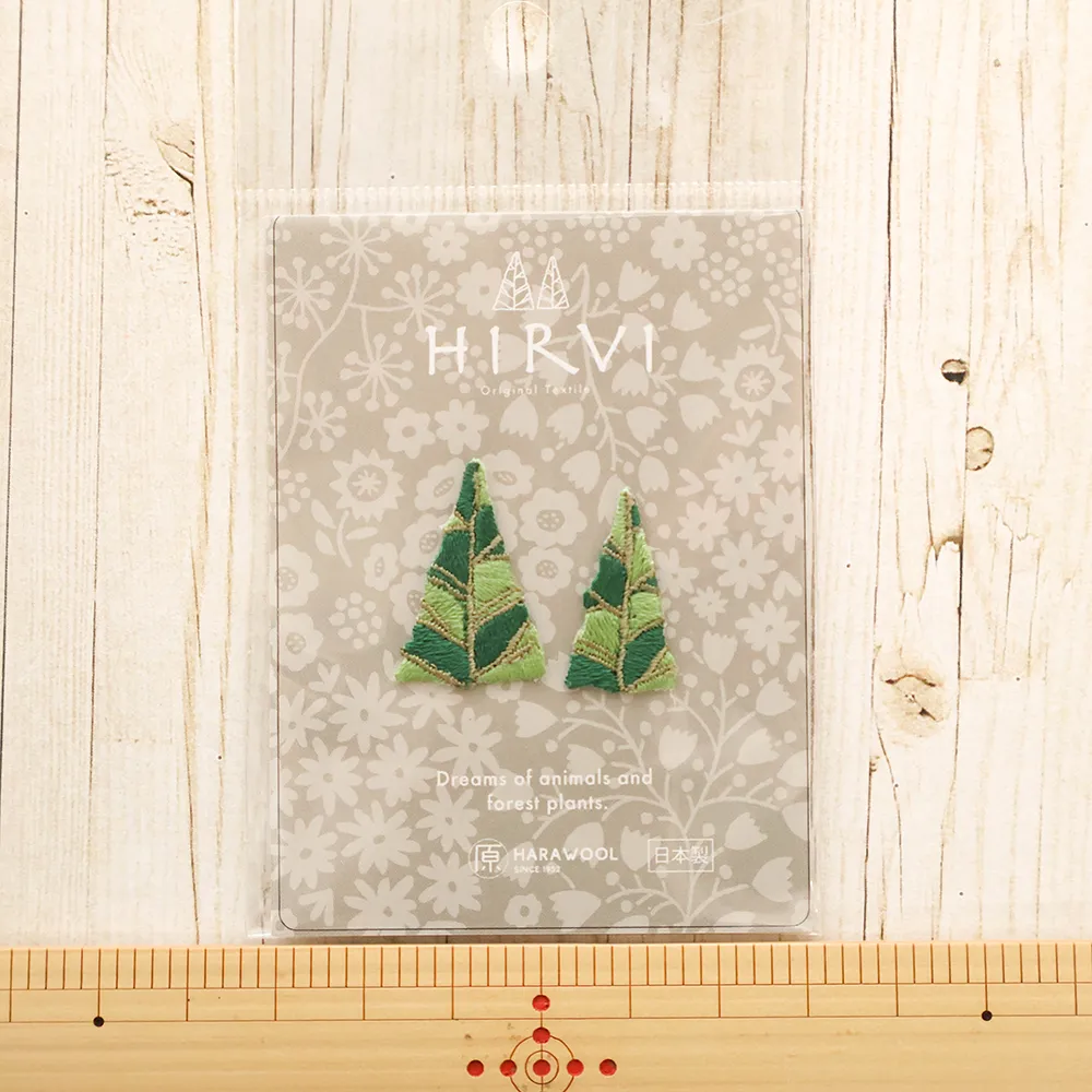 2wayワッペン　HIRVI　三角の木