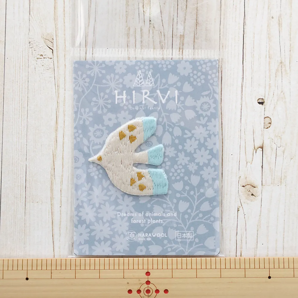 2wayワッペン　HIRVI　空飛ぶカモメ