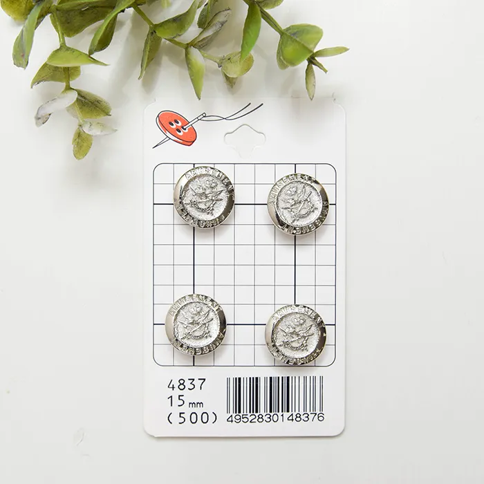 プラスチックボタン 15mm