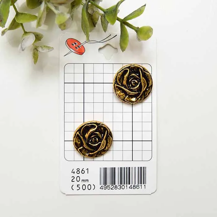 プラスチックボタン 20mm