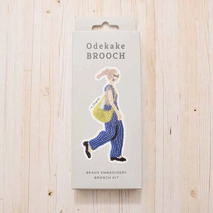 ビーズ刺繍キット おでかけブローチ≪ショッピング≫