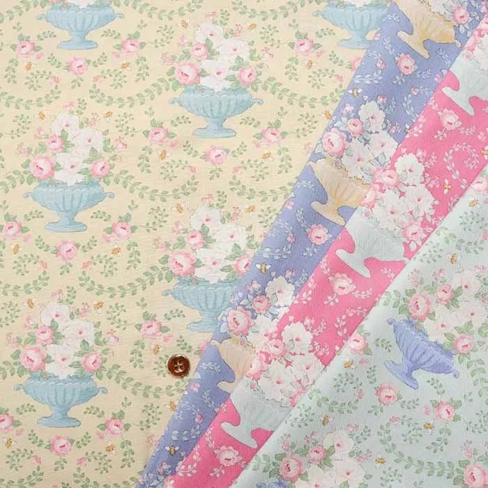 Tilda ティルダ コットンシーチングプリント生地 Flowerbees