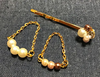 ビーズでアクセサリー作り(ヘアピン・指輪・イヤリング・ピアス)