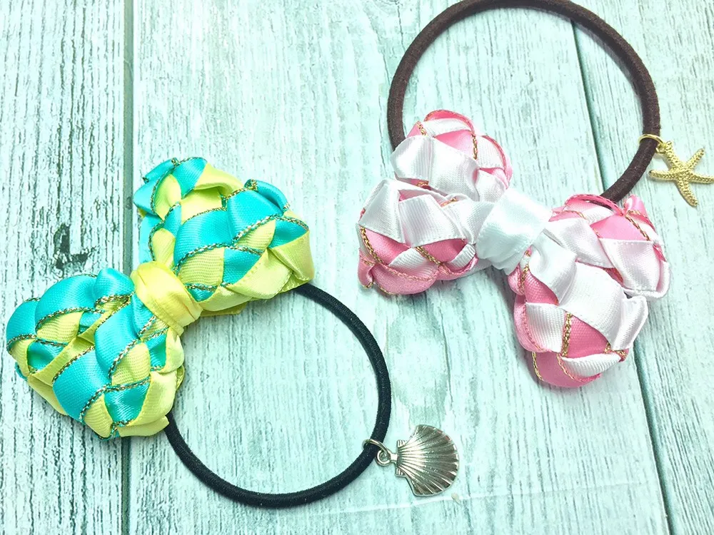 ブレード編みヘアゴム