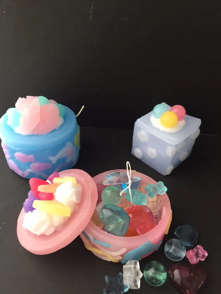 デザイン自由！ロウをとかして作る宝箱キャンドル