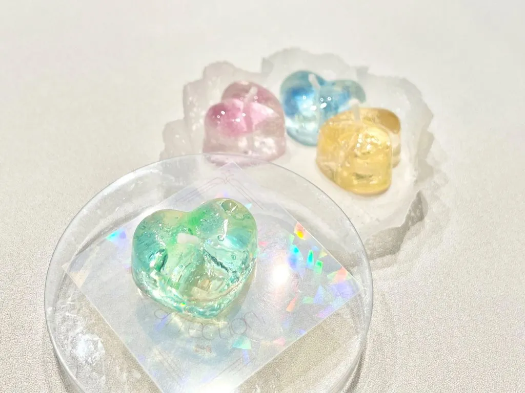 ろうで透明のキャンドルをつくろう