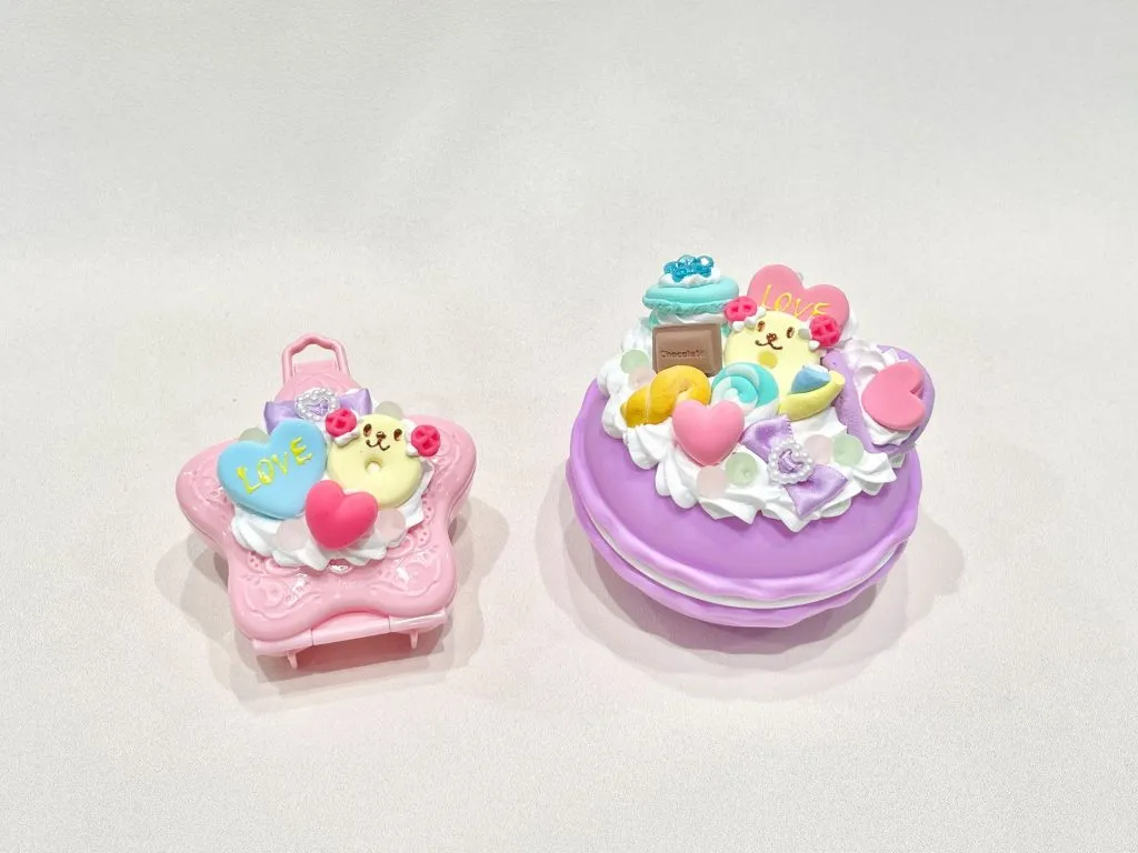 ①スイーツデコで星型ケースをつくろう（高学年用） ②スイーツデコでマカロンケースをつくろう（高学年用）