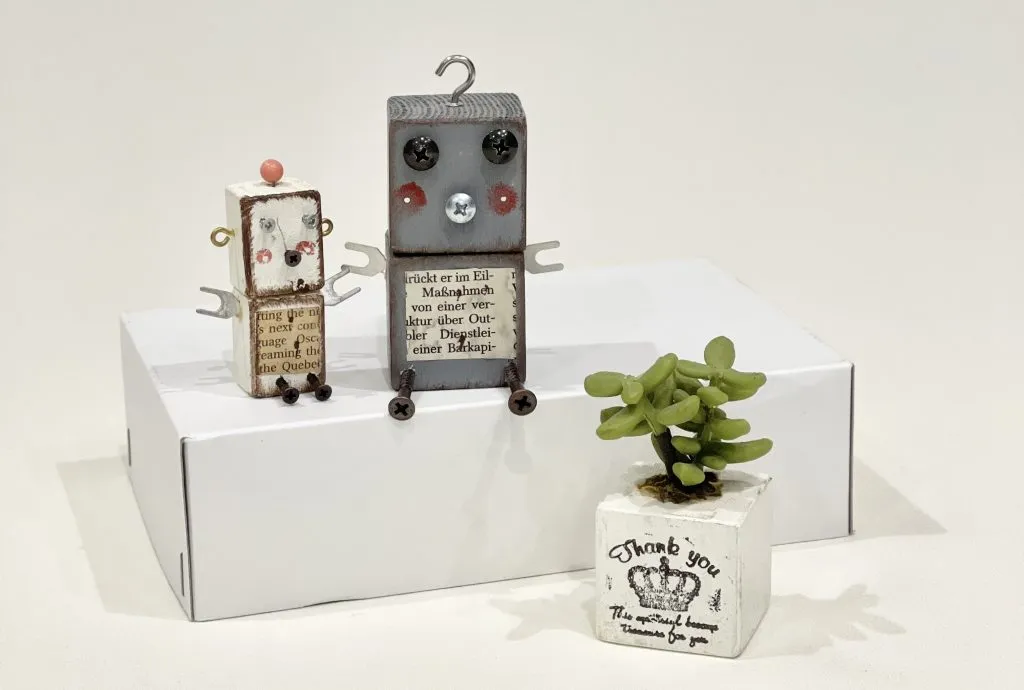 ①木のロボットをつくろう（高学年用） ②木の寄せ植えをつくろう（高学年用）
