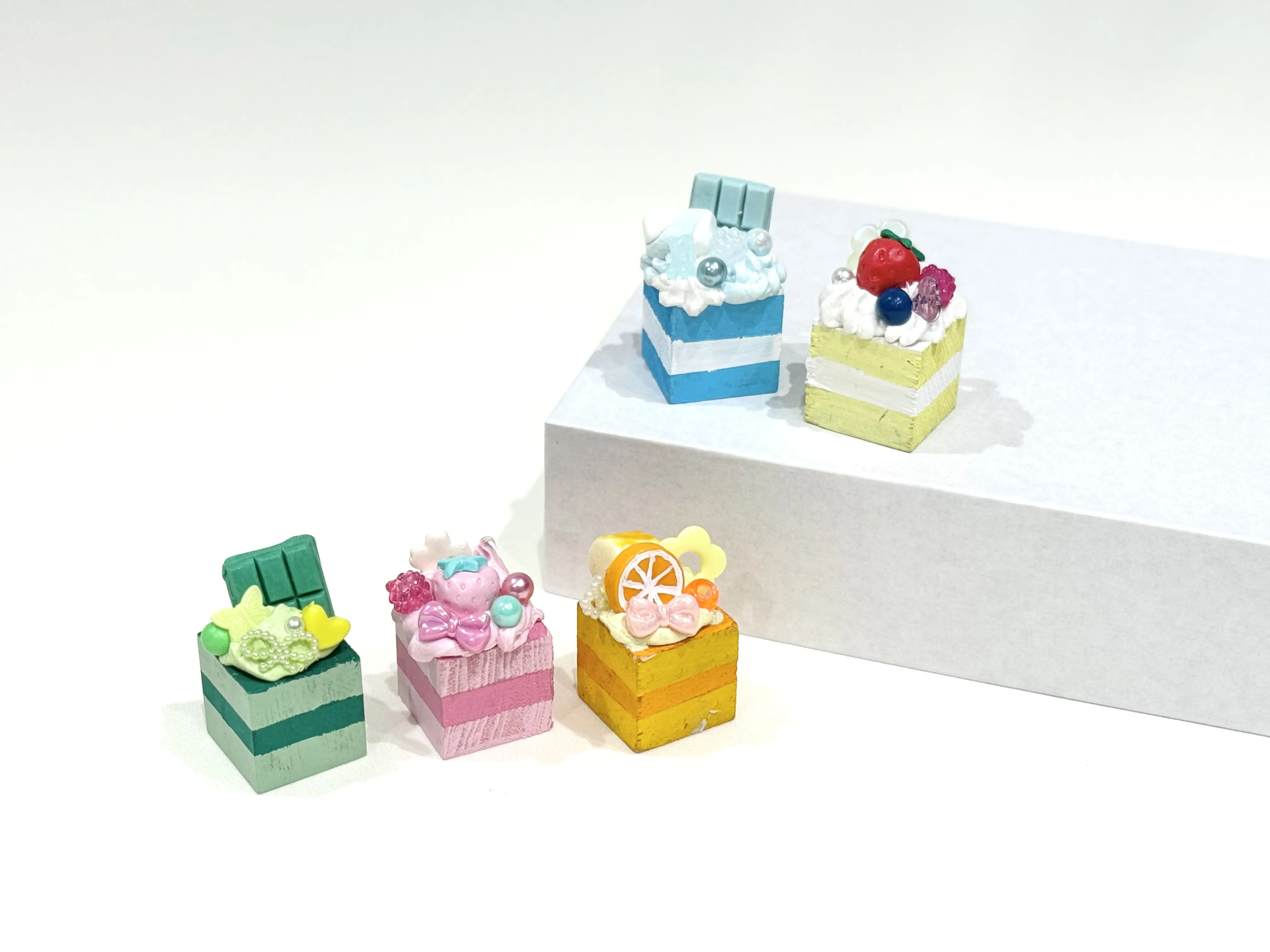 キューブケーキをつくろう